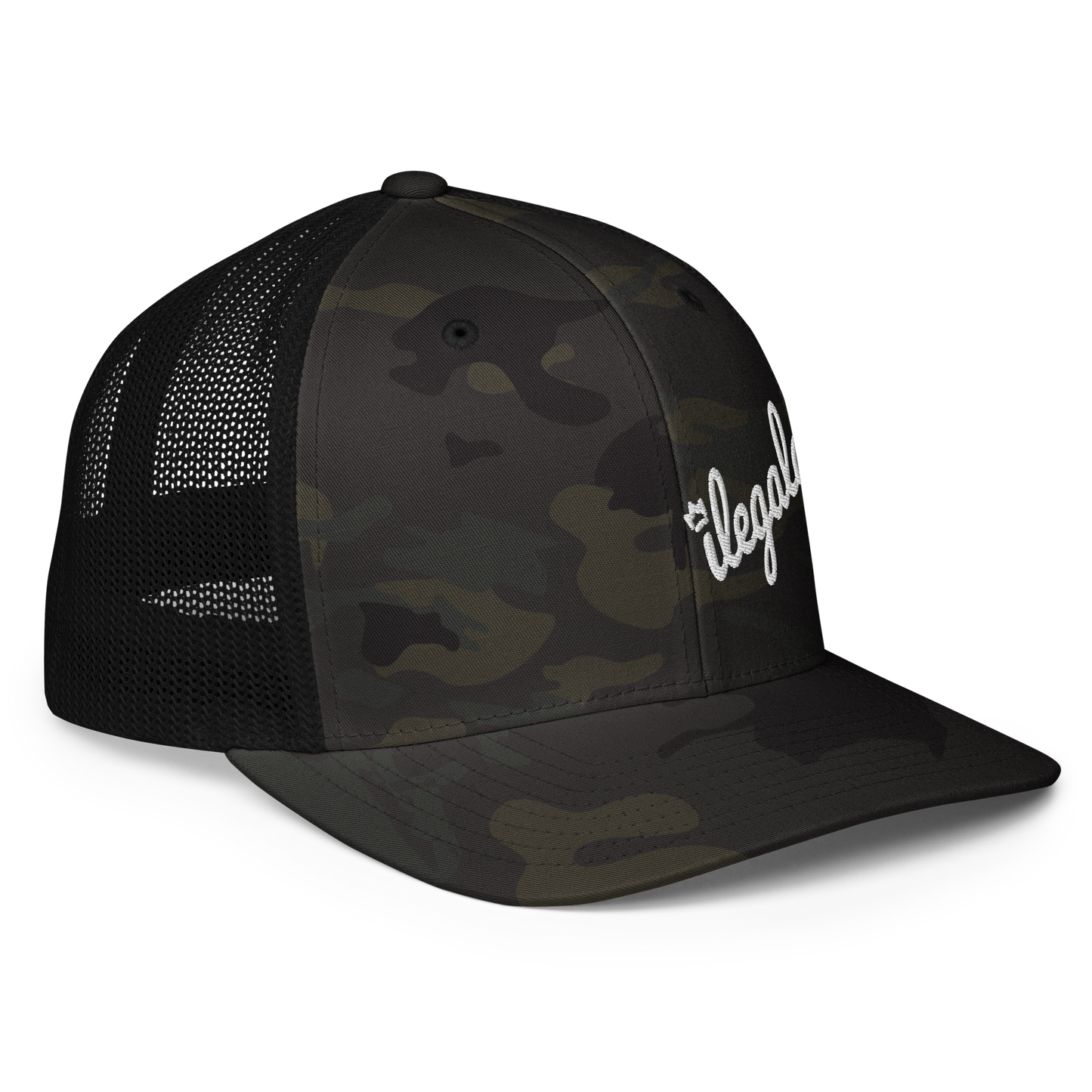 CLOSED-BACK TRUCKER CAP