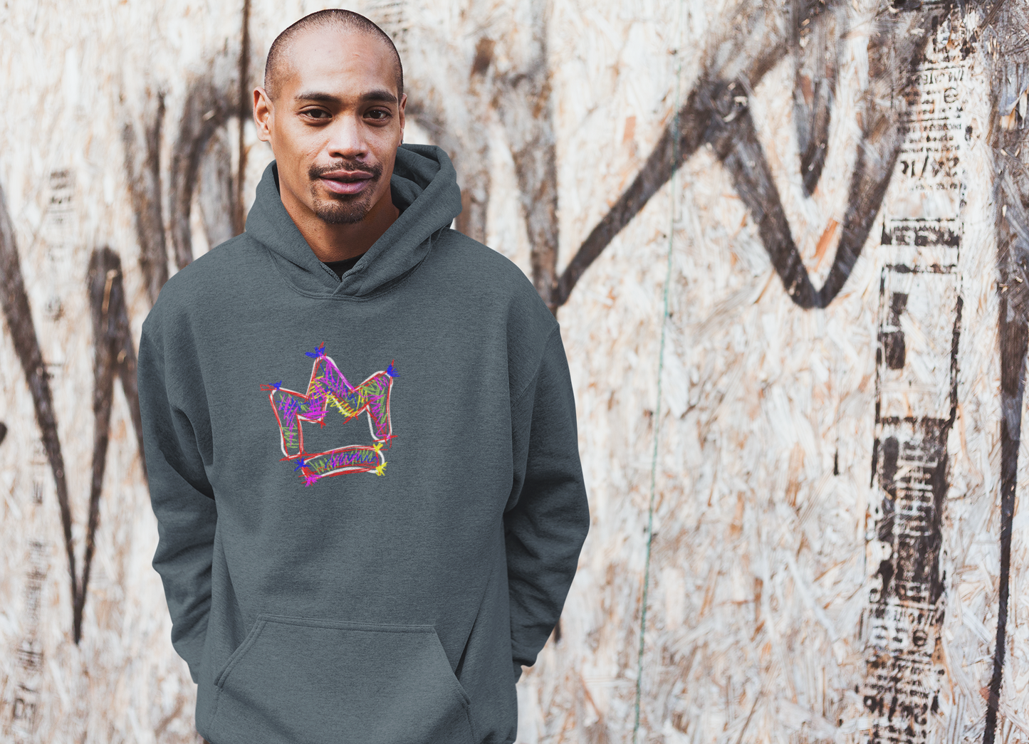 SCRAMBLED CROWN HOODIE
