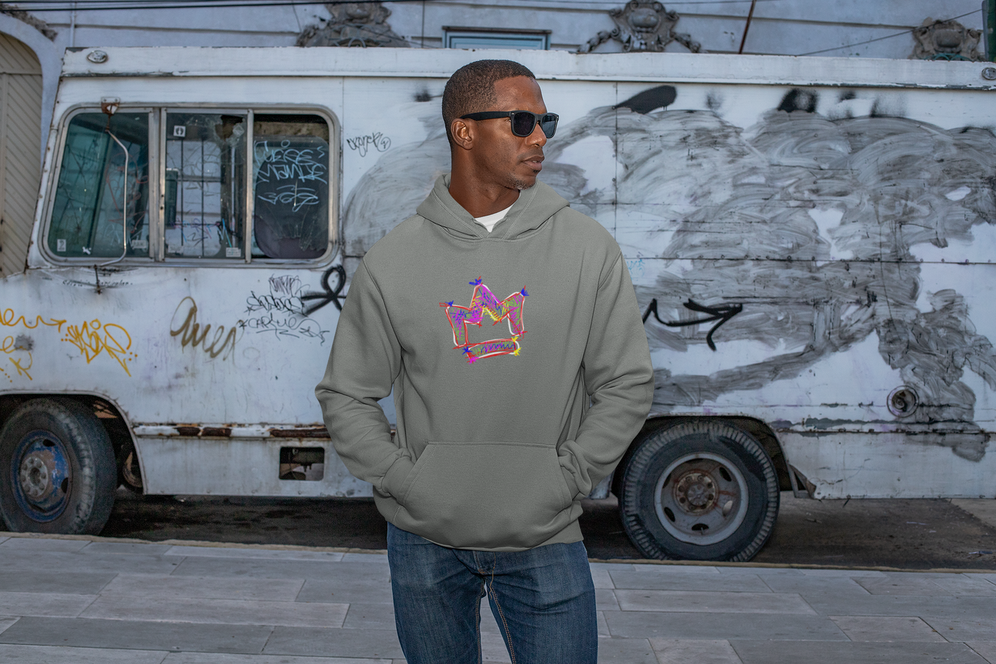 SCRAMBLED CROWN HOODIE