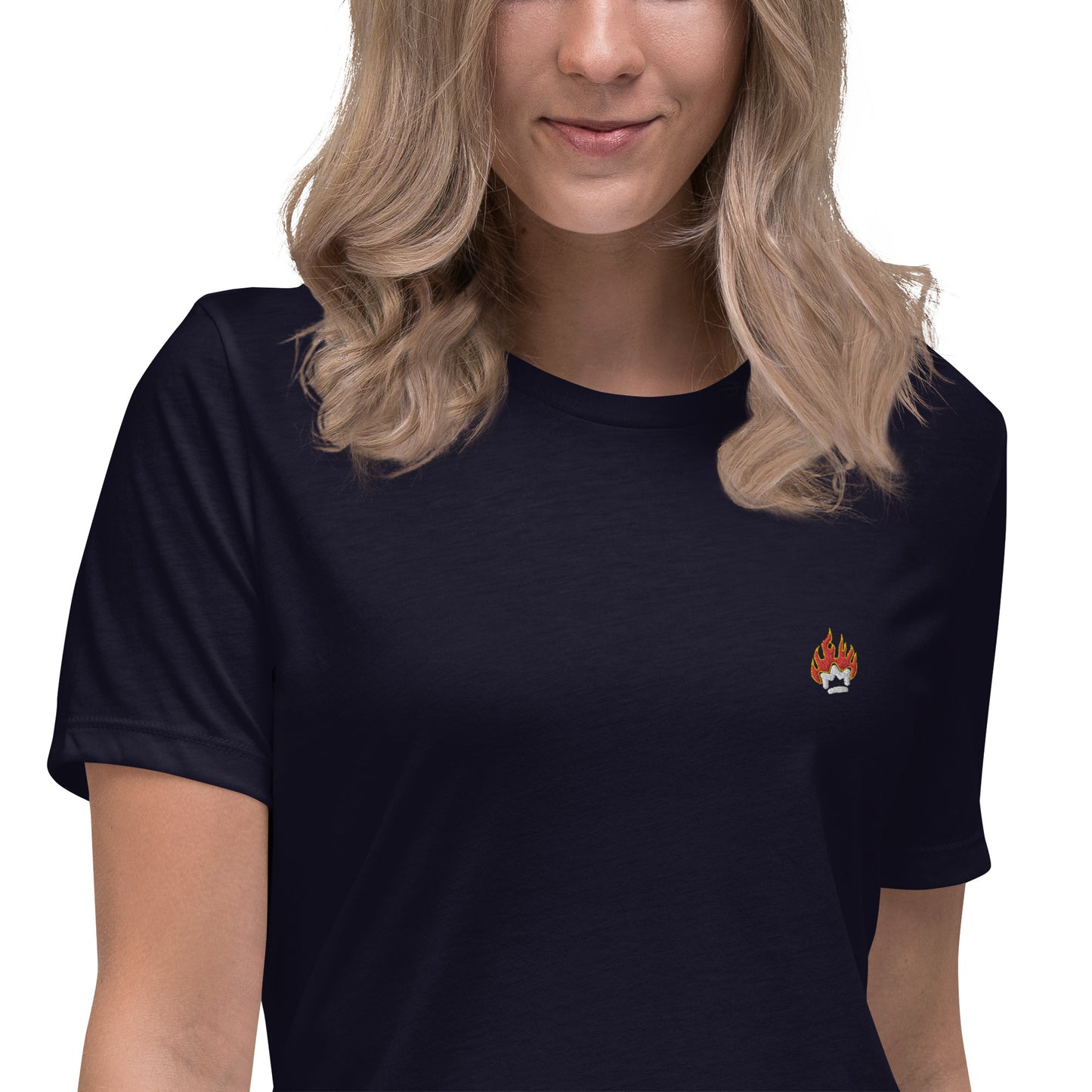 BURNING CROWN RELAXED TEE